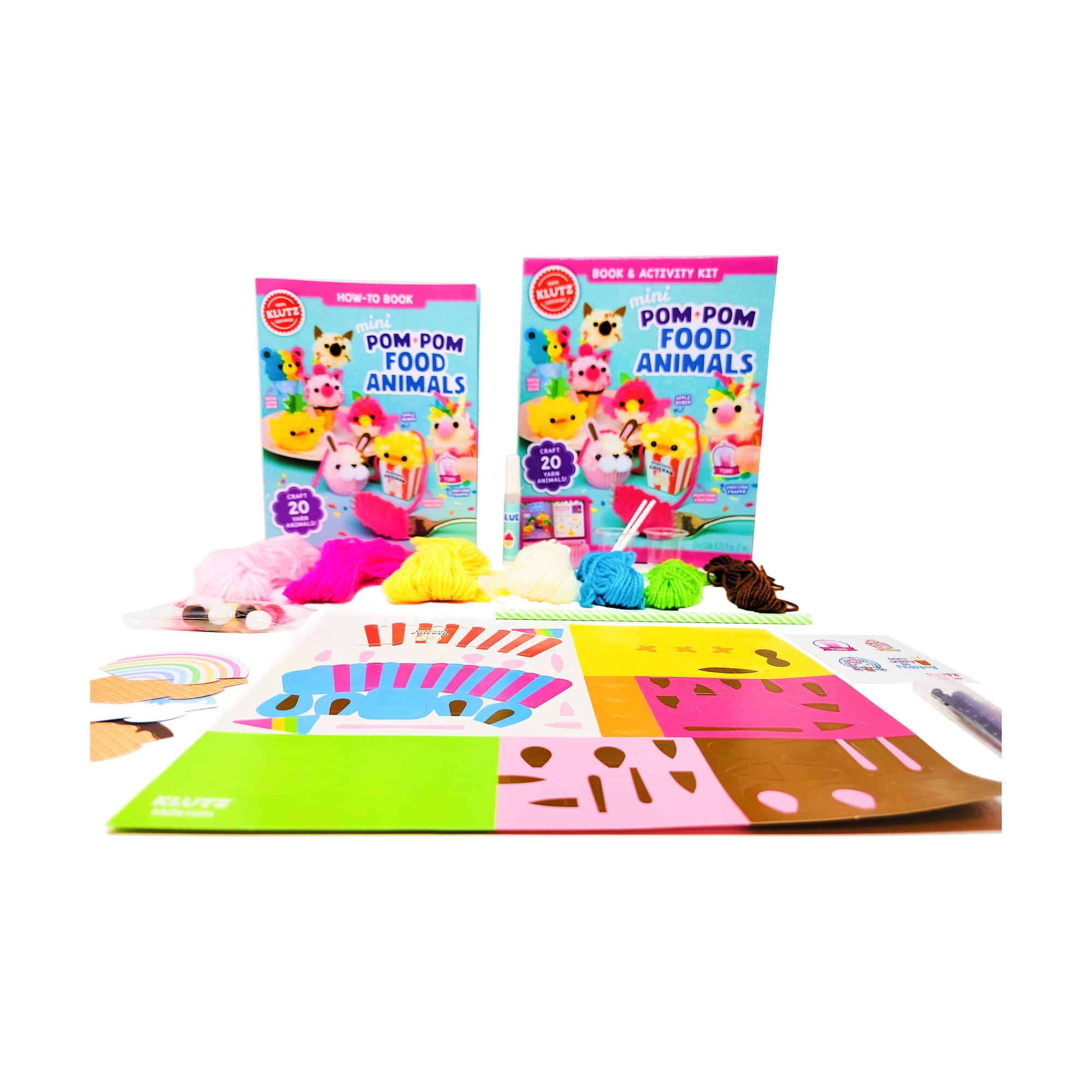 Mini Pom-Pom Food Animals